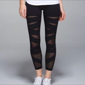 Lululemon High Times Leggings - Mesh detail - 7/8